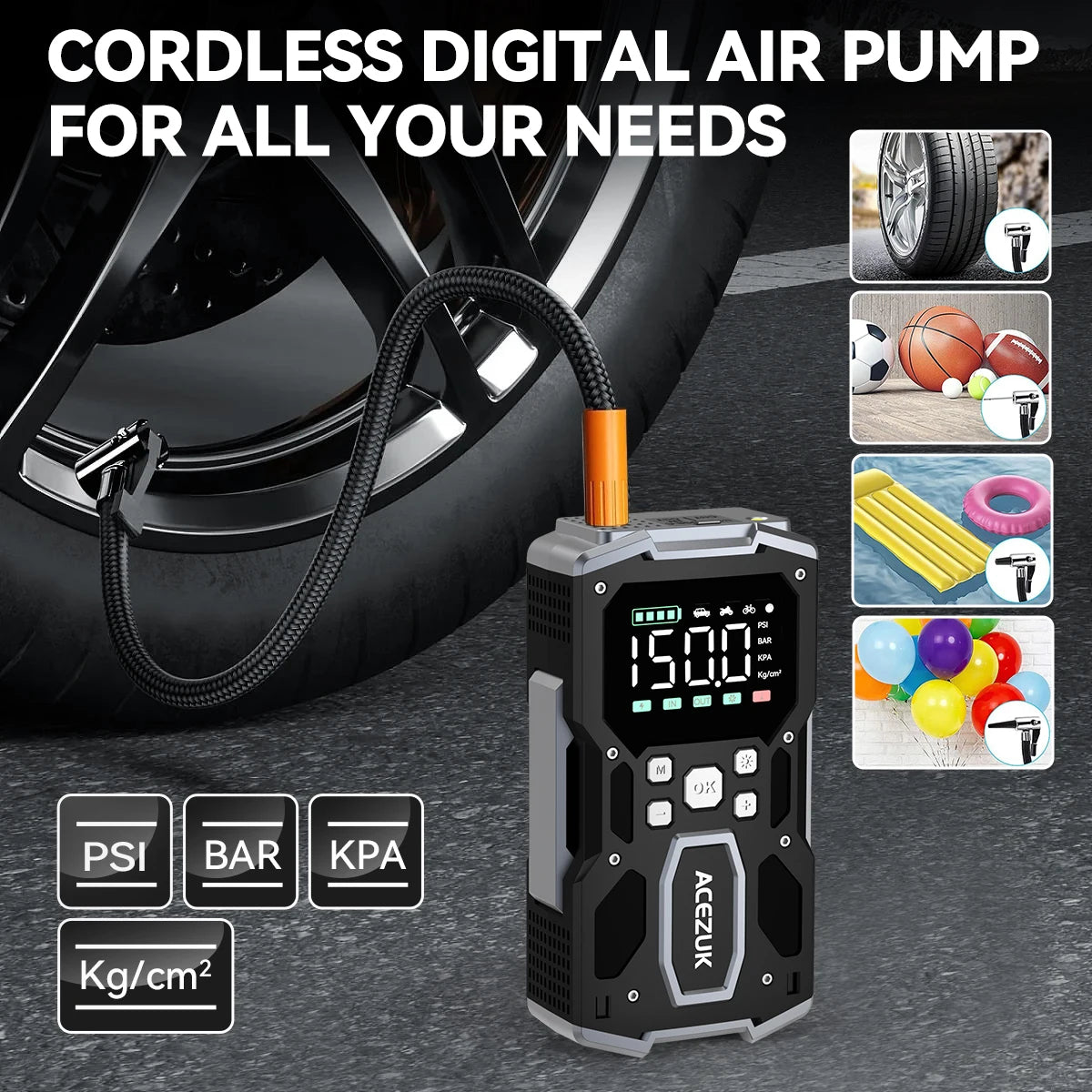 3000A/4000A/5000A Start Power Bank Jump Starter Car Booster External Battery 12V Starting Device for Petrol Diesel Powerbank