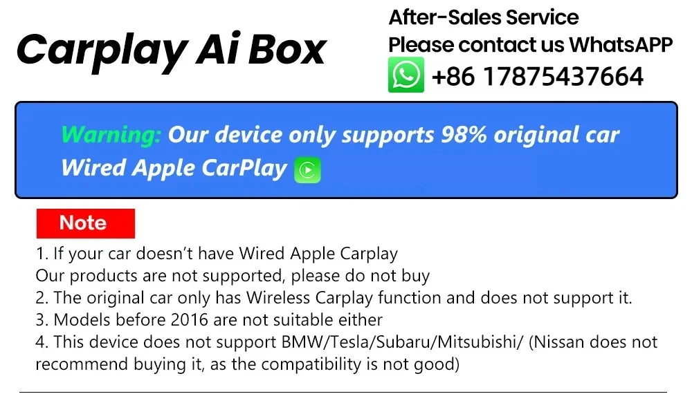 4-in-1 Wireless Carplay Adapter Android Auto Connect Airplay Mirror Link Screen Plug and Play Bluetooth for Apple and Android