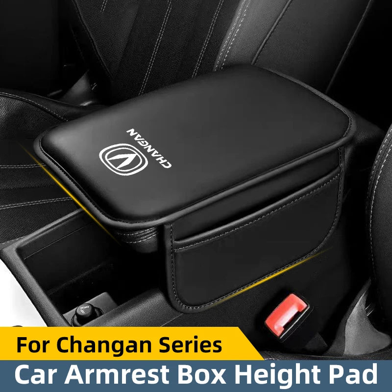 For Changan Uni k T Alsvin CS35 CS55 CS75 CS85 Car Armrest Box Height Pad Sponge Armrest Box Middle Phone Card Bag Storage Bag
