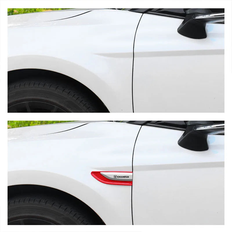 Car Front Side Fender Grille Sticker ABS Trim For Changan CX70 CS55 CS75 Plus CS35 CS95 Filter Bunper CS15 Alsvin car Accessorie