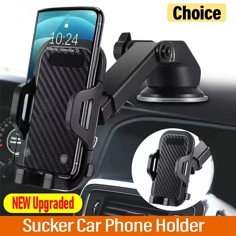 360° Rotatable Stable Car Phone Bracket Universal Windshield Suction Cup & Air Vent Mount Stand Car Phone Holder for Cellphone