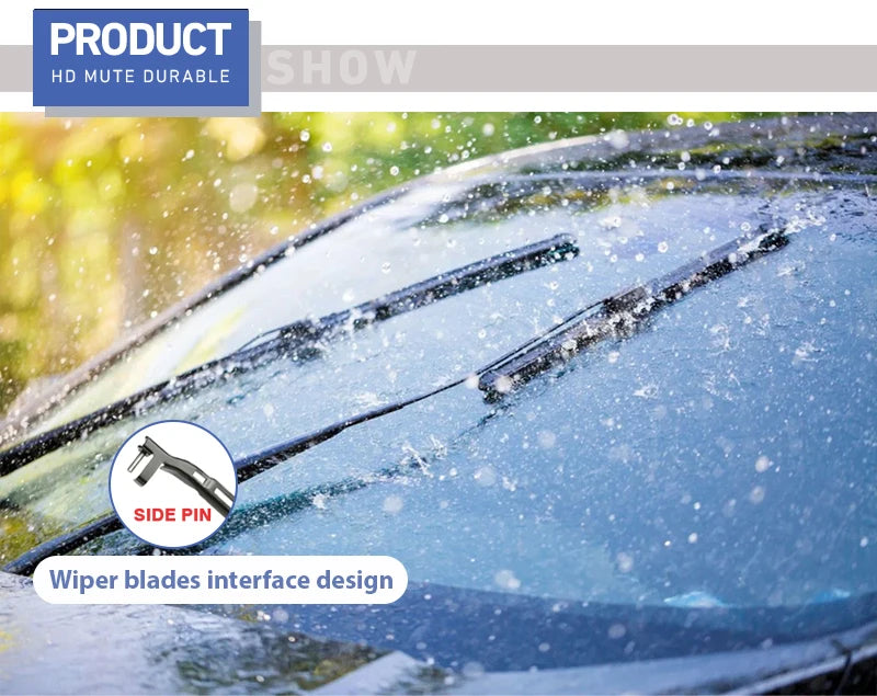 Front Rear Wiper Blades Set For Changan CS95 2017 - 2022 Windshield Windscreen Brushes Accessories Rubber Refills 2018 2019 2020
