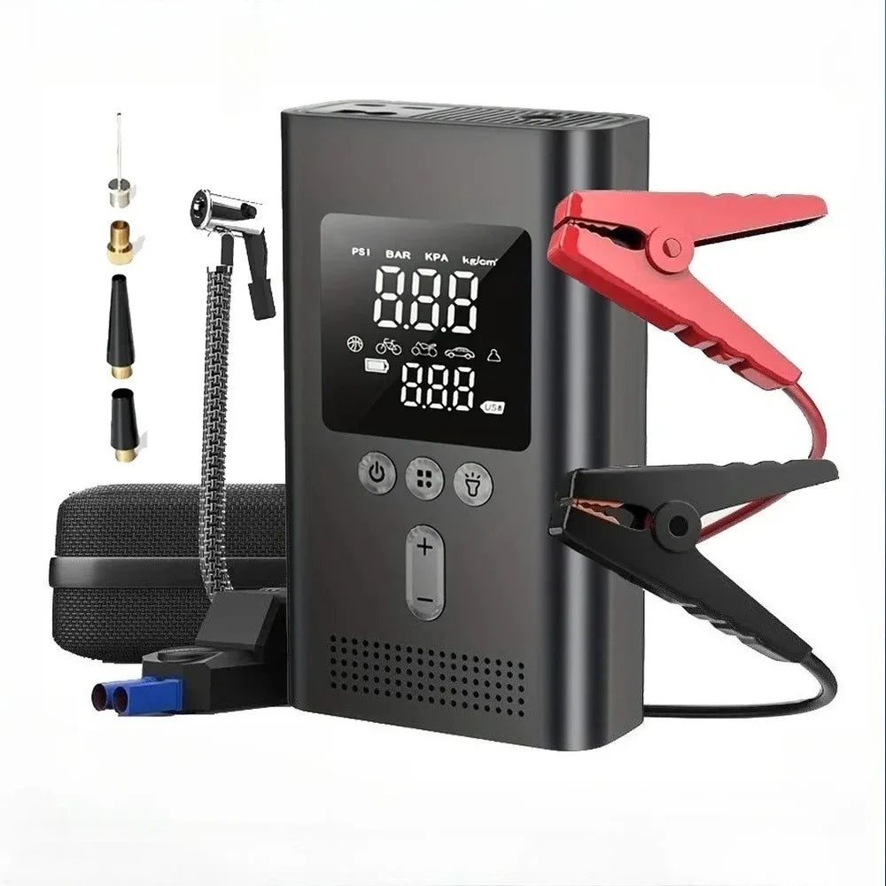 YINGBOOST Car Jump Starter with Air Pump Peak 4000A Auto Battery Booster &150PSI Tire Inflator Jump Starter with Air Compressor