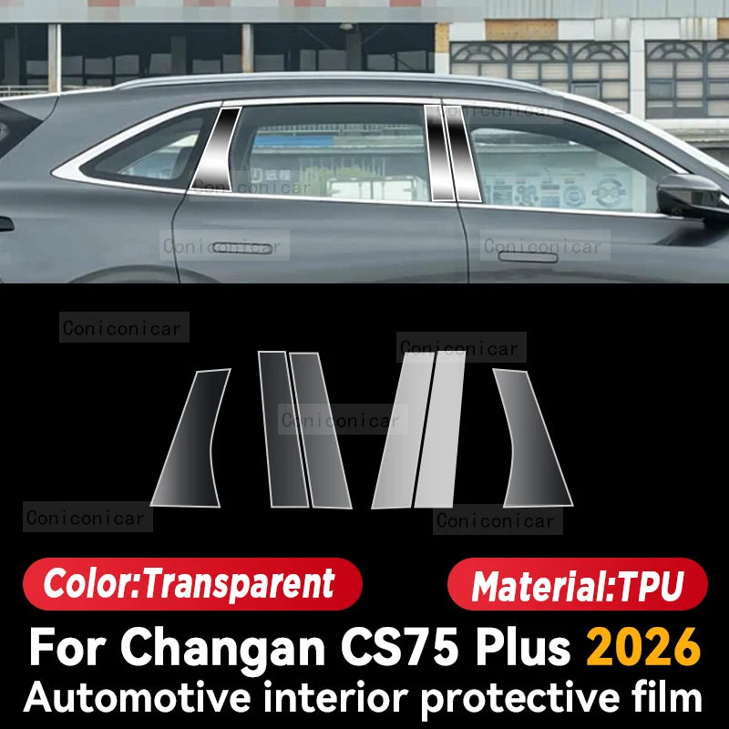 For CHANGAN CS75 Plus 2026 Car Interior Center Console Screen Protective Film Anti-scratch Repair Sticker Accessories