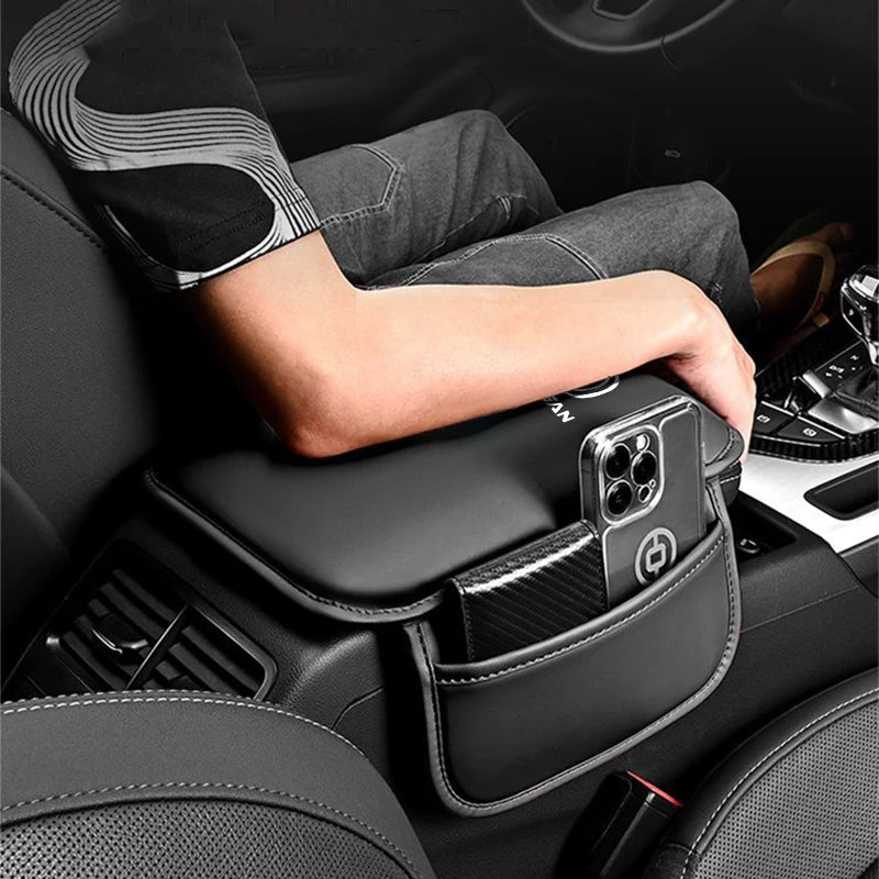 For Changan Uni k T Alsvin CS35 CS55 CS75 CS85 Car Armrest Box Height Pad Sponge Armrest Box Middle Phone Card Bag Storage Bag