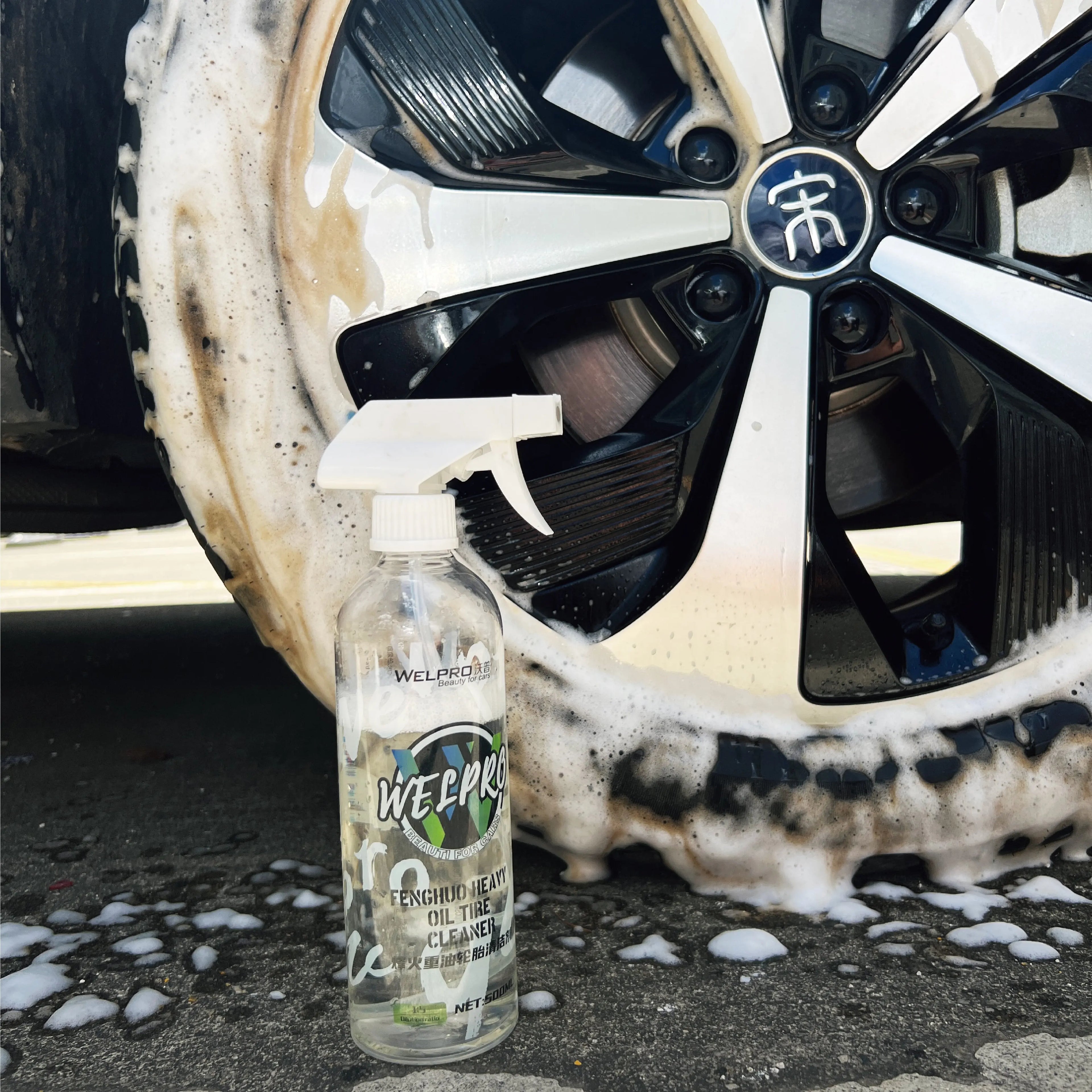 Wheel tire cleaning agent car wash cleaner foam Iron Particles Powder Cleaning Super Rust Dust Remover Spray Auto Rim Cleaner