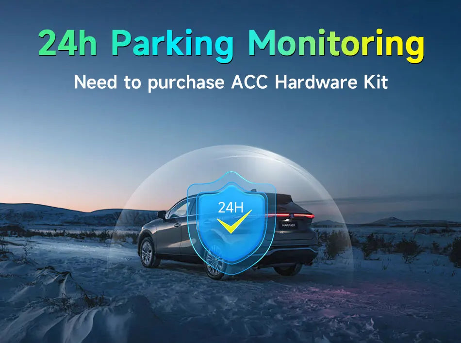 10.26" ADAS 4K Dash Cam Wireless CarPlay & Android Auto Screen for Car,360° Rotating Lens Car DVR,Navigation Dashboard Recorder