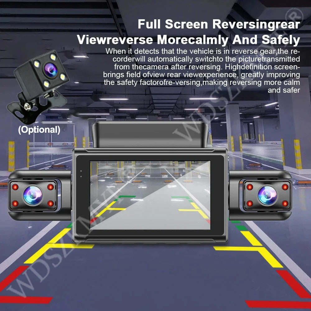360° Car Camera 3/4Lens 1080P DashCam WIFI Car DVR Car recording Front Left right Rear View Camera Car Accessories 24H Hardware