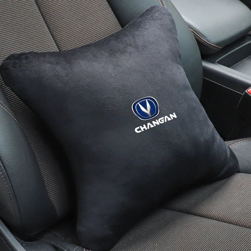 Car Neck Pillow with Lumbar Support for CHANGAN CS15 CS35 CS55 CS75 CS85, Soft Headrest Cushion for Long Drive, Car Accessories
