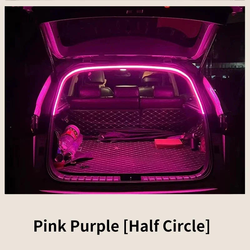 Car High Brightness Trunk Lighting Ambient Light Interior Decoration Led Wireless Automatic Sensing Tailgate Light Strip