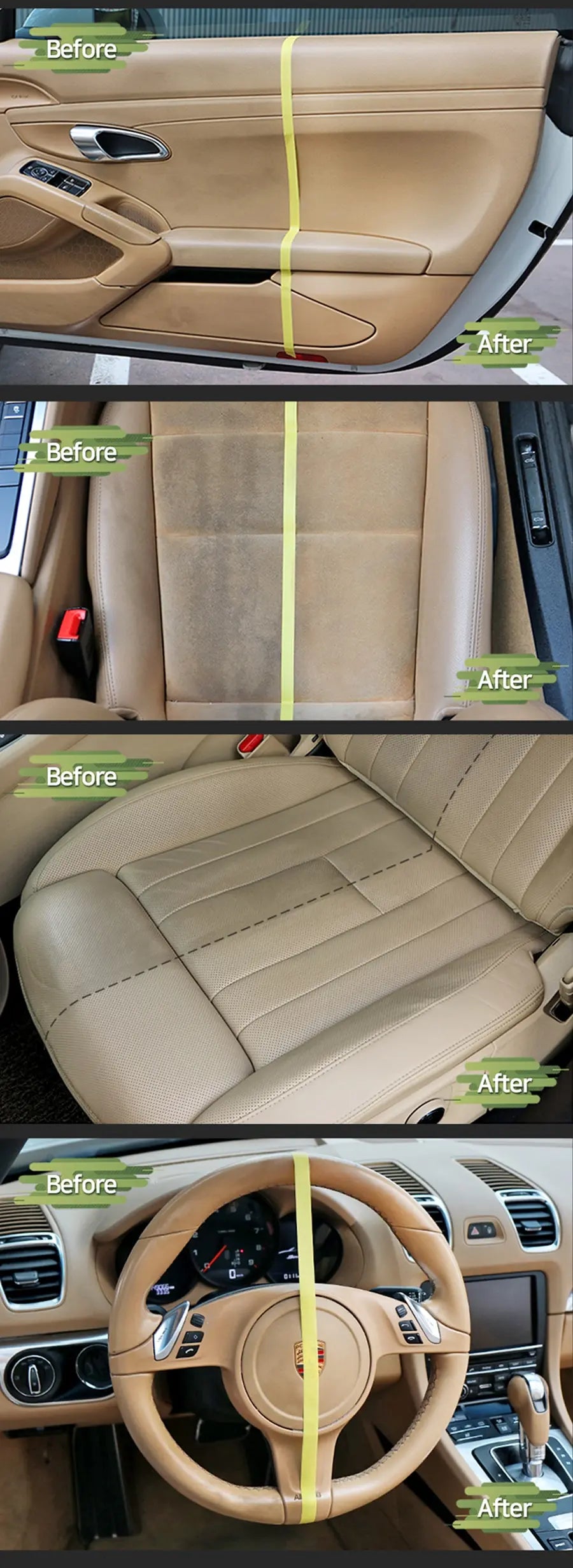 Interior Cleaner Water-free Foam Spray For Plastic Trim Leather Seat Fabric Top Carpet Stain Cleaning Solution JB-XPCS 21