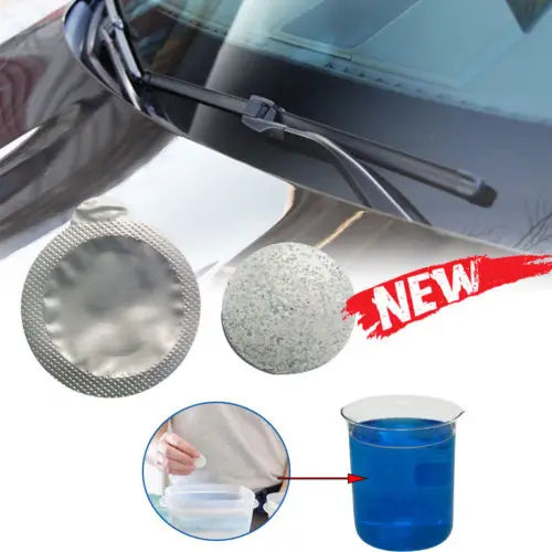 50/100PCs Solid Car Windshield Cleaners Effervescent Tablets Windscreen Window Glass Dust Wiper Car Wash Tool Car Accessories