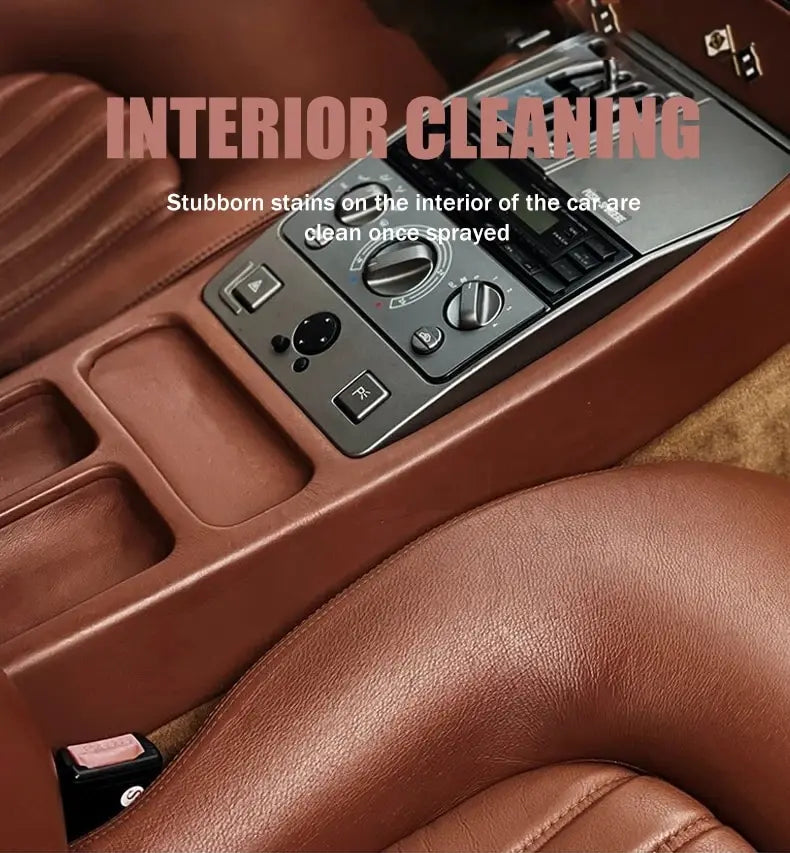 Interior Cleaner Water-free Foam Spray For Plastic Trim Leather Seat Fabric Top Carpet Stain Cleaning Solution JB-XPCS 21
