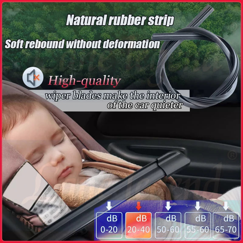 For Changan UNI-K UNIK 2022 1generation Front Rear Wiper Blades Windscreen Windshield Clean Window Car Accessories 24"+20"+12"