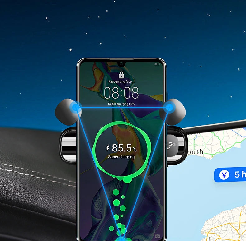 Car Tablet Holder For Zeekr 001 2024 15.05-inch Central Control Screen Fixed Base Wireless Charging Phone Mount Car Accessories