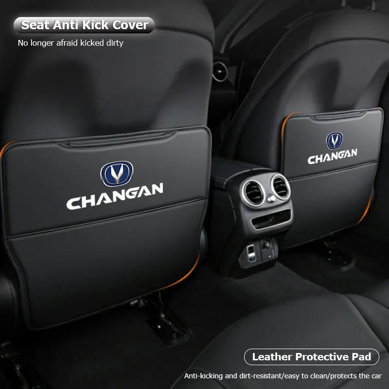Car Seat Back Anti Kick Cover Pad Anti-dirty Protector Mat For Changan CS75 CS35 Plus CS95 RAETON CX70 CS55 CX20 Alsvin CS15EV