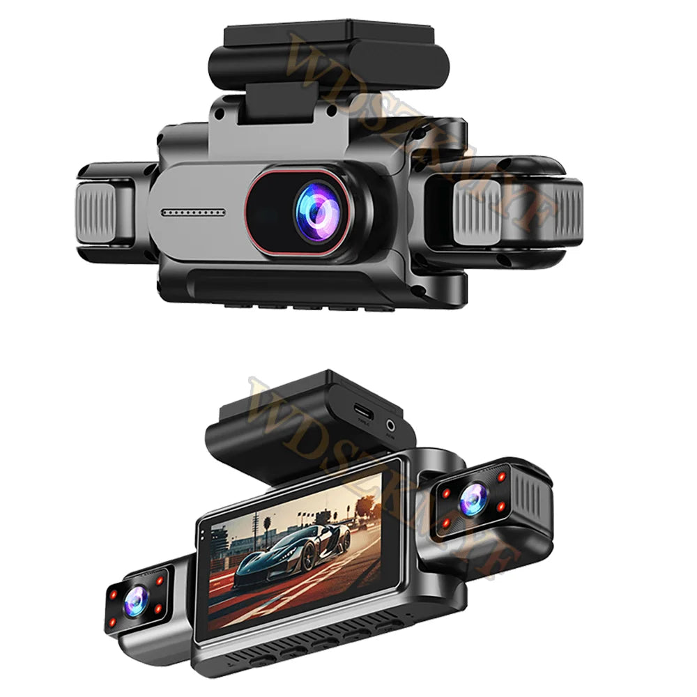 360° Car Camera 3/4Lens 1080P DashCam WIFI Car DVR Car recording Front Left right Rear View Camera Car Accessories 24H Hardware