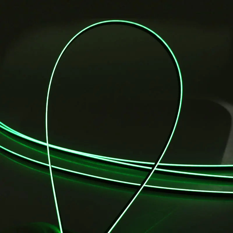 35/75/110cm RGB 64 Colors Acrylic Strip Car LED Ambient Light Parts Replacement Accessories (4 wires 4 pins)