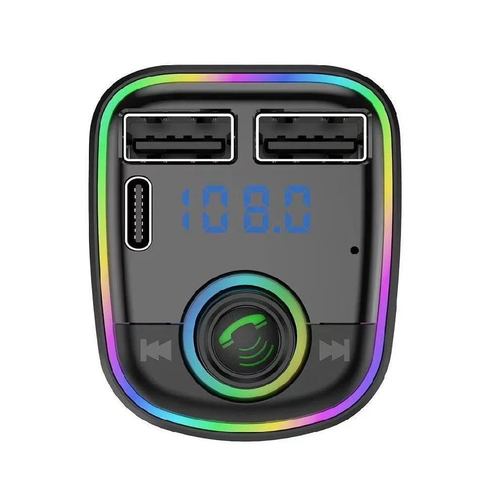 Bluetooth FM Transmitter Handsfree Car Radio Modulator MP3 Player With USB Super Quick Charge Adapter for Car