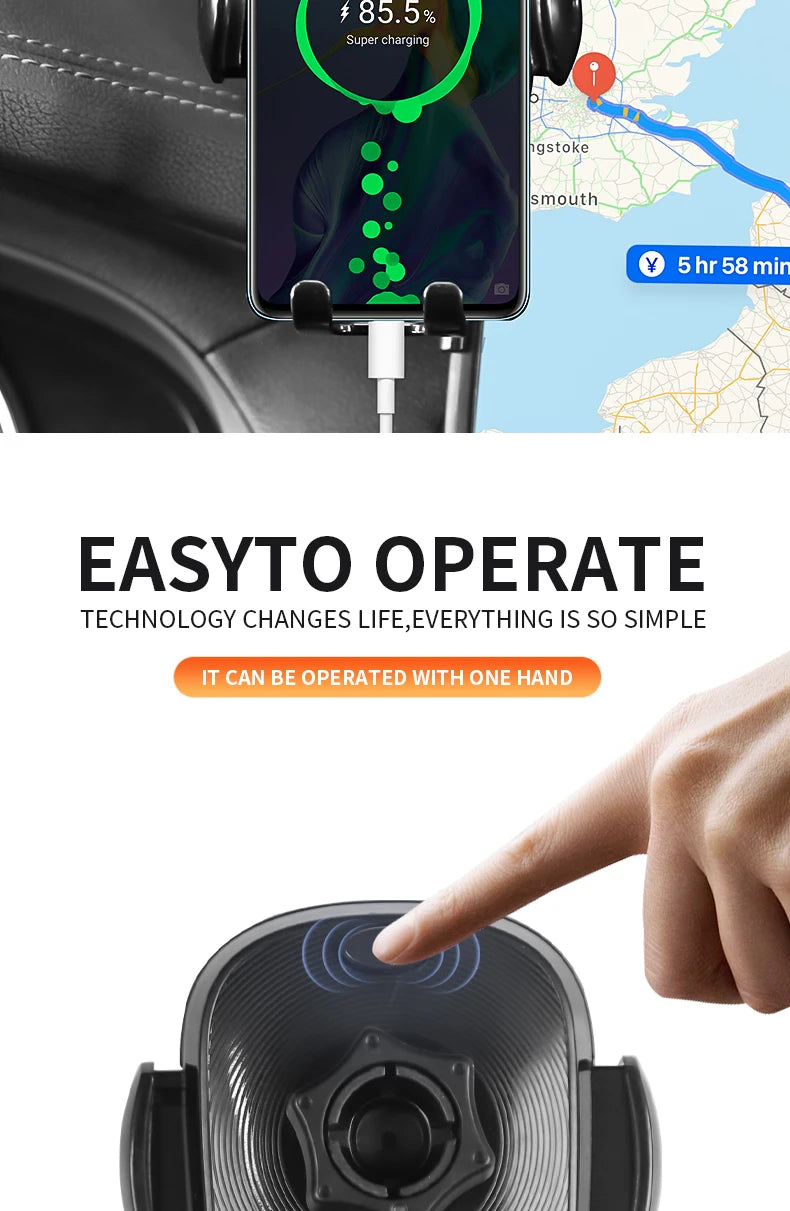 Car Tablet Holder For Zeekr 001 2024 15.05-inch Central Control Screen Fixed Base Wireless Charging Phone Mount Car Accessories