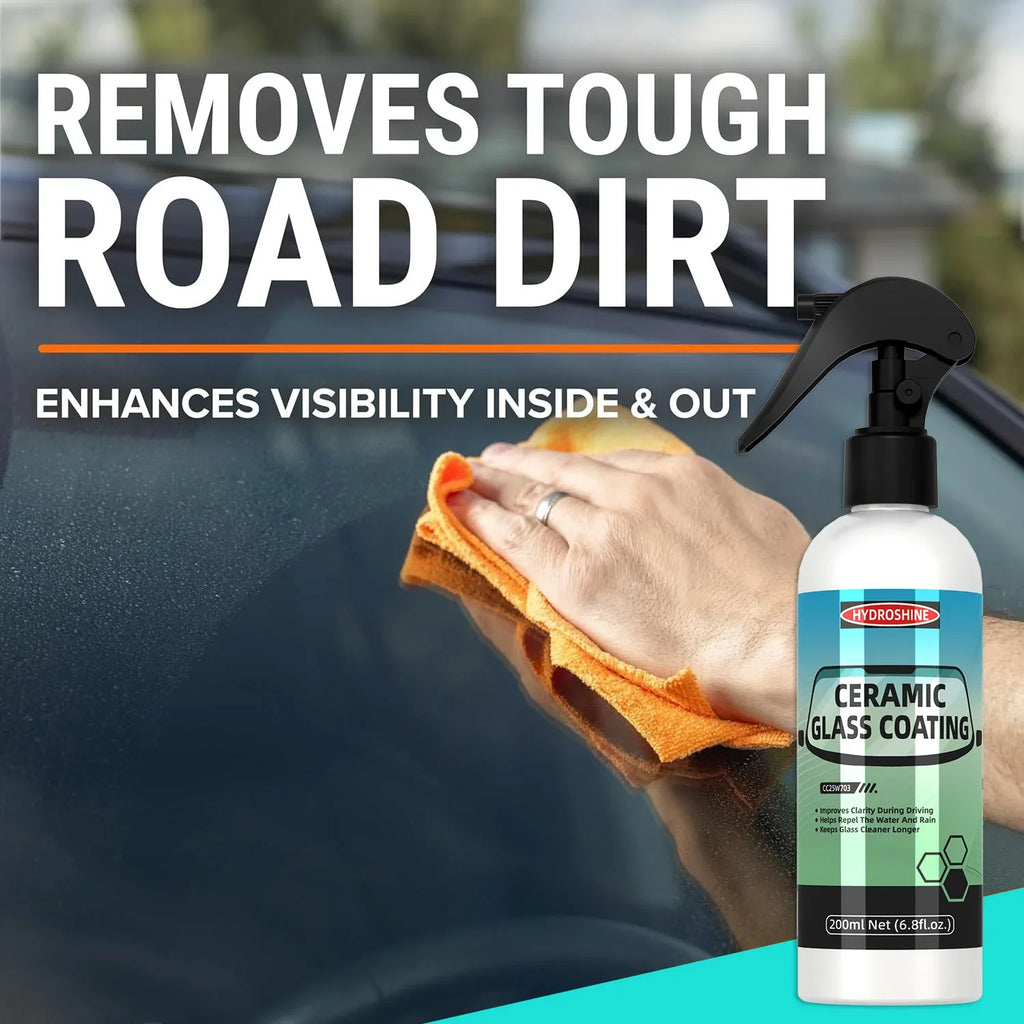 Hydroshine Ceramic Glass Coating Nano Crystal Coating Windows Polishing Liquid Glass Plated Crystal Hydrophobic Dustproof Agent