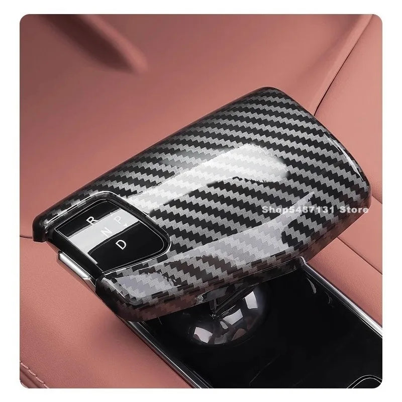 Car Central Control Gear Head Shift Knob Cover Sequin Trim for Changan CS75 Plus Interior Accessories
