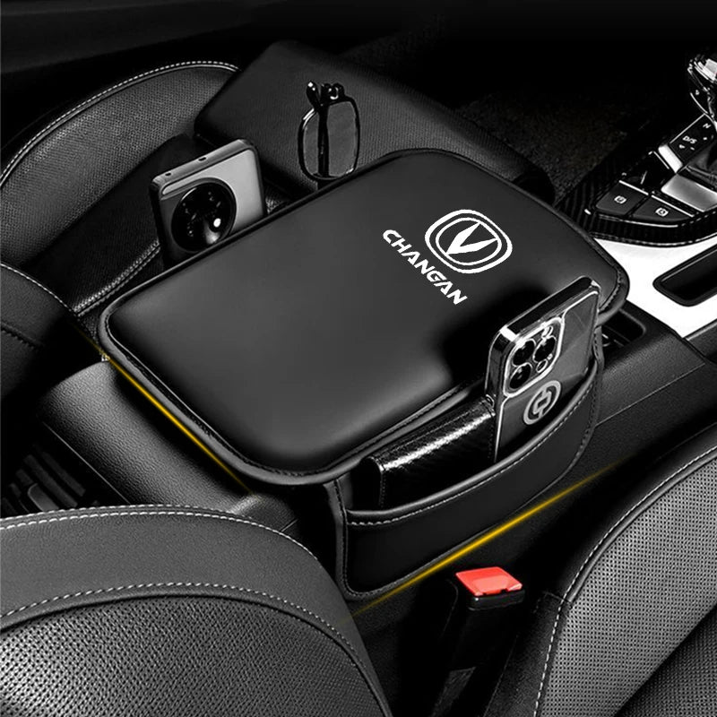 For Changan Uni k T Alsvin CS35 CS55 CS75 CS85 Car Armrest Box Height Pad Sponge Armrest Box Middle Phone Card Bag Storage Bag