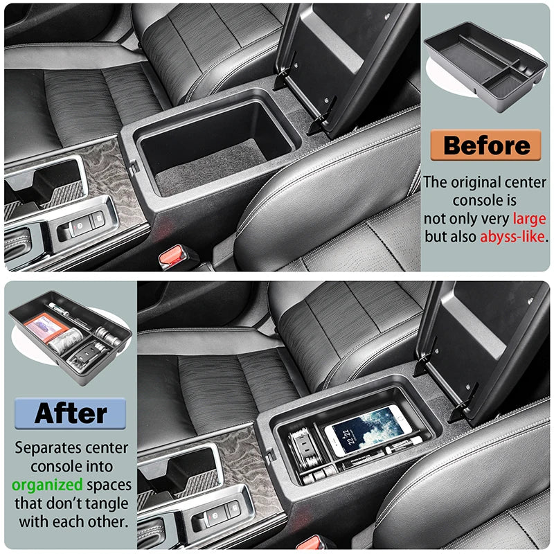 Center Console Organizer For Nissan Altima 2019 2021 2022 2023 2024 Armrest Storage Box Insert Tray Car Interior Accessories