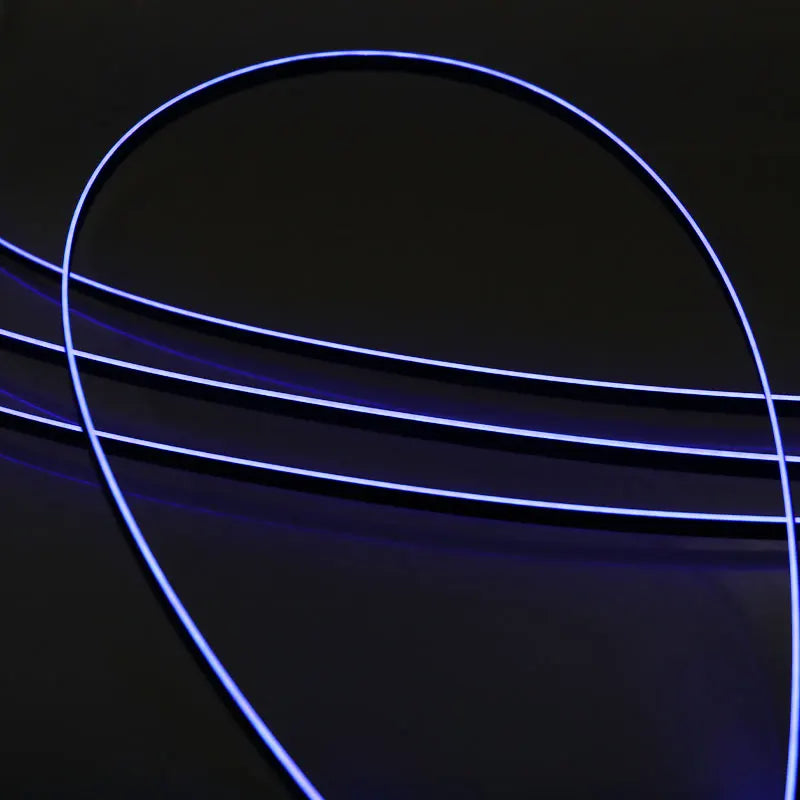 35/75/110cm RGB 64 Colors Acrylic Strip Car LED Ambient Light Parts Replacement Accessories (4 wires 4 pins)