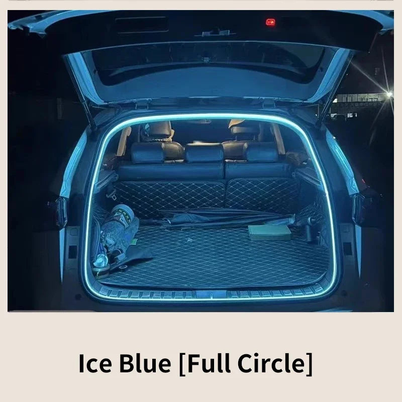 Car High Brightness Trunk Lighting Ambient Light Interior Decoration Led Wireless Automatic Sensing Tailgate Light Strip