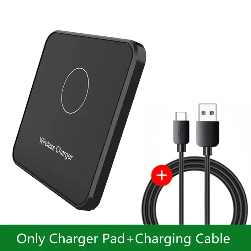30W Wireless Charger Pad Stand Desktop Ultra-thin Mobile Phone For iPhone 15 14 13 12 Samsung Xiaomi Fast Charging Dock Station