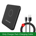 30W Wireless Charger Pad Stand Desktop Ultra-thin Mobile Phone For iPhone 15 14 13 12 Samsung Xiaomi Fast Charging Dock Station