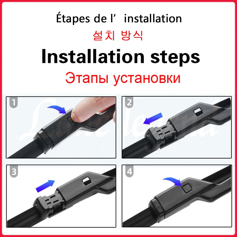For Changan UNI-K UNIK 2022 1generation Front Rear Wiper Blades Windscreen Windshield Clean Window Car Accessories 24"+20"+12"