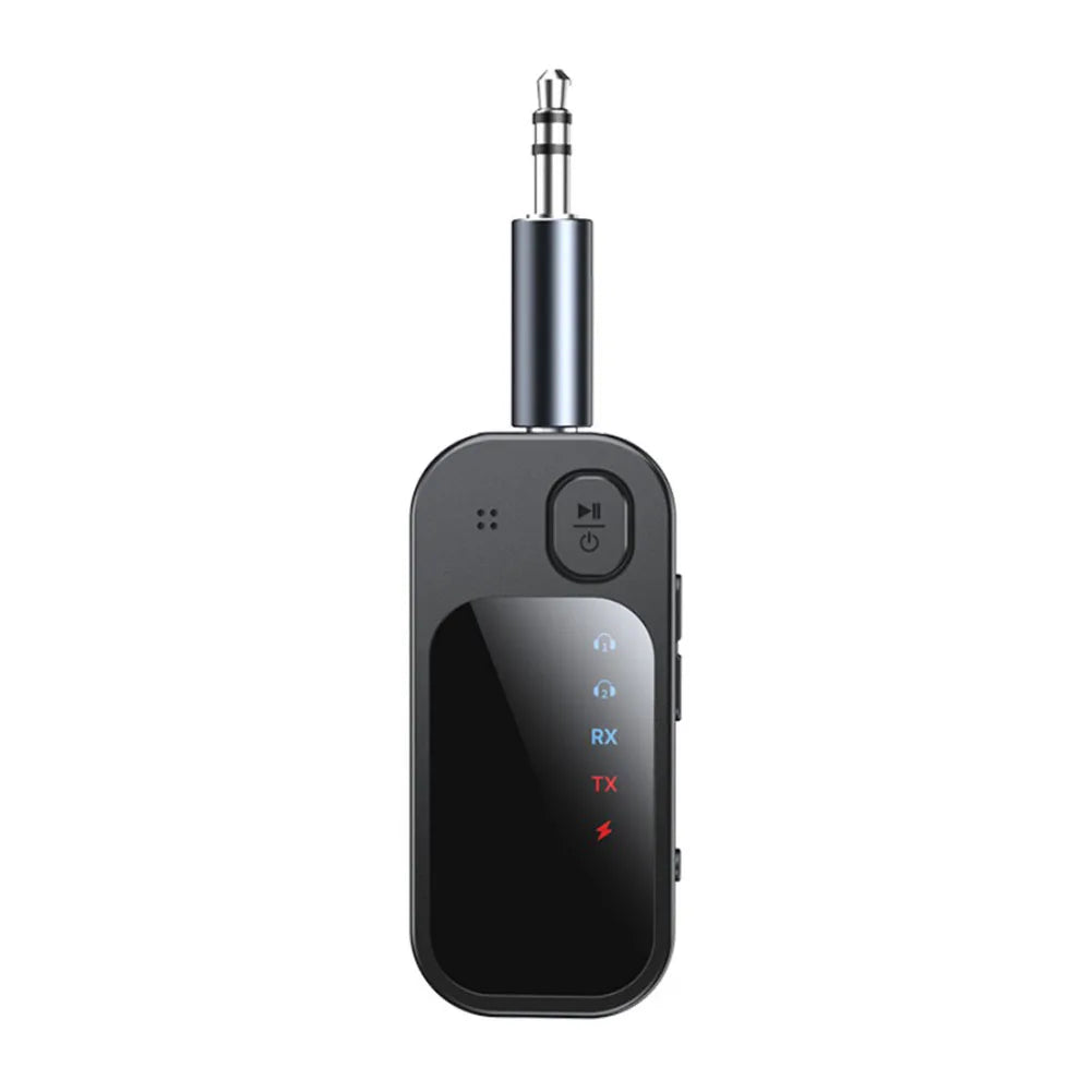 BT5.4 Audio Transmitter Receiver Low Latency Hifi Wireless Adapter Dual Stream Wireless Adapter for TV Car PC Headphones