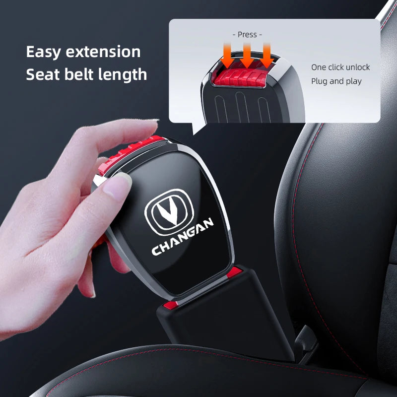 Car Seat Belt Clip Extender Safety Seatbelt Extension Plug Accessorie For Changan UNI-K CS35 CX70 CS85 CS55 CS75 CS15 UNI-T CS95