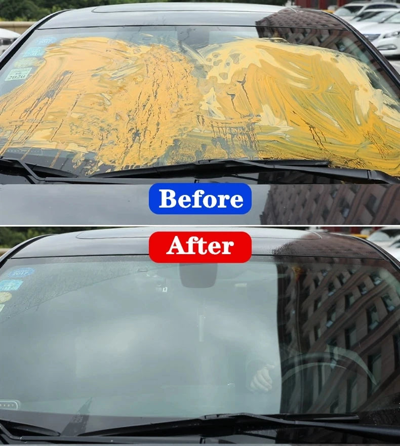 50/100PCs Solid Car Windshield Cleaners Effervescent Tablets Windscreen Window Glass Dust Wiper Car Wash Tool Car Accessories