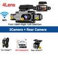360° Car Camera 3/4Lens 1080P DashCam WIFI Car DVR Car recording Front Left right Rear View Camera Car Accessories 24H Hardware