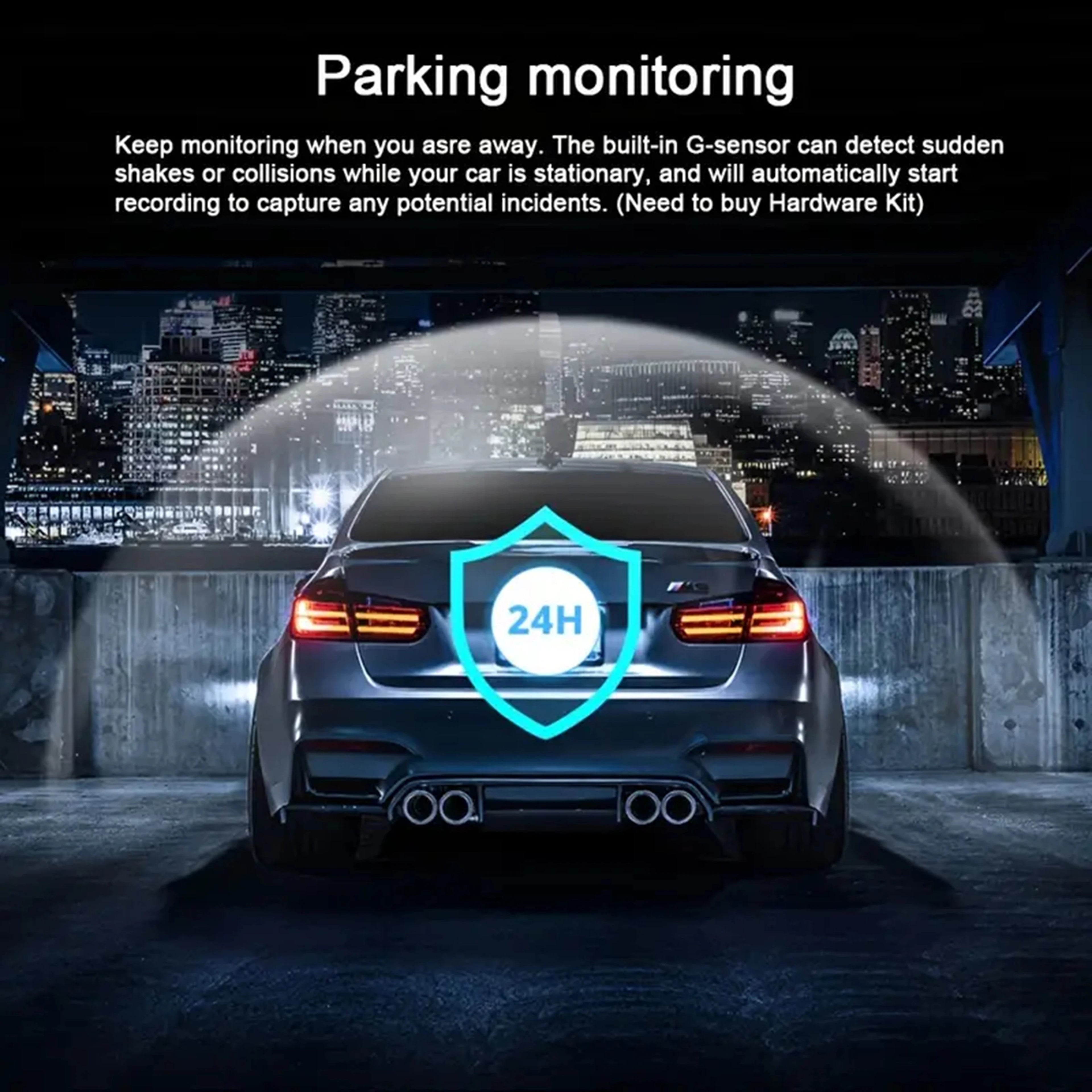 Dash Cam Vehicle DVR video recorder 4 cameras for cars black box front rear internal Night Vision Loop Recording dashcam car 360