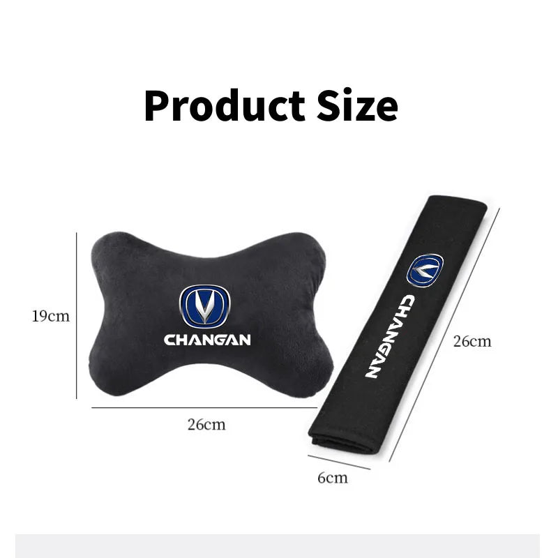 For CHANGAN CS75 PLUS CS95 CS35 PLUS Alsvin CS15 CS55 Eado Car Headrest Neck Support Seat Soft Neck Pillow Auto Accessories