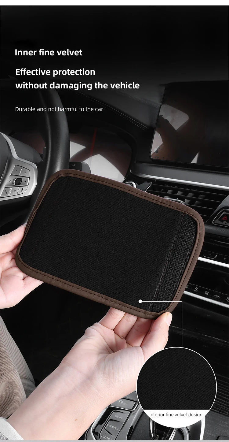 2Pc Car Anti Slip Pull Glove Car Interior Leather Handle Protector Cover For Changan CS15 CS95 CX70 CS85 UNI-K CS35 CS55 CS75