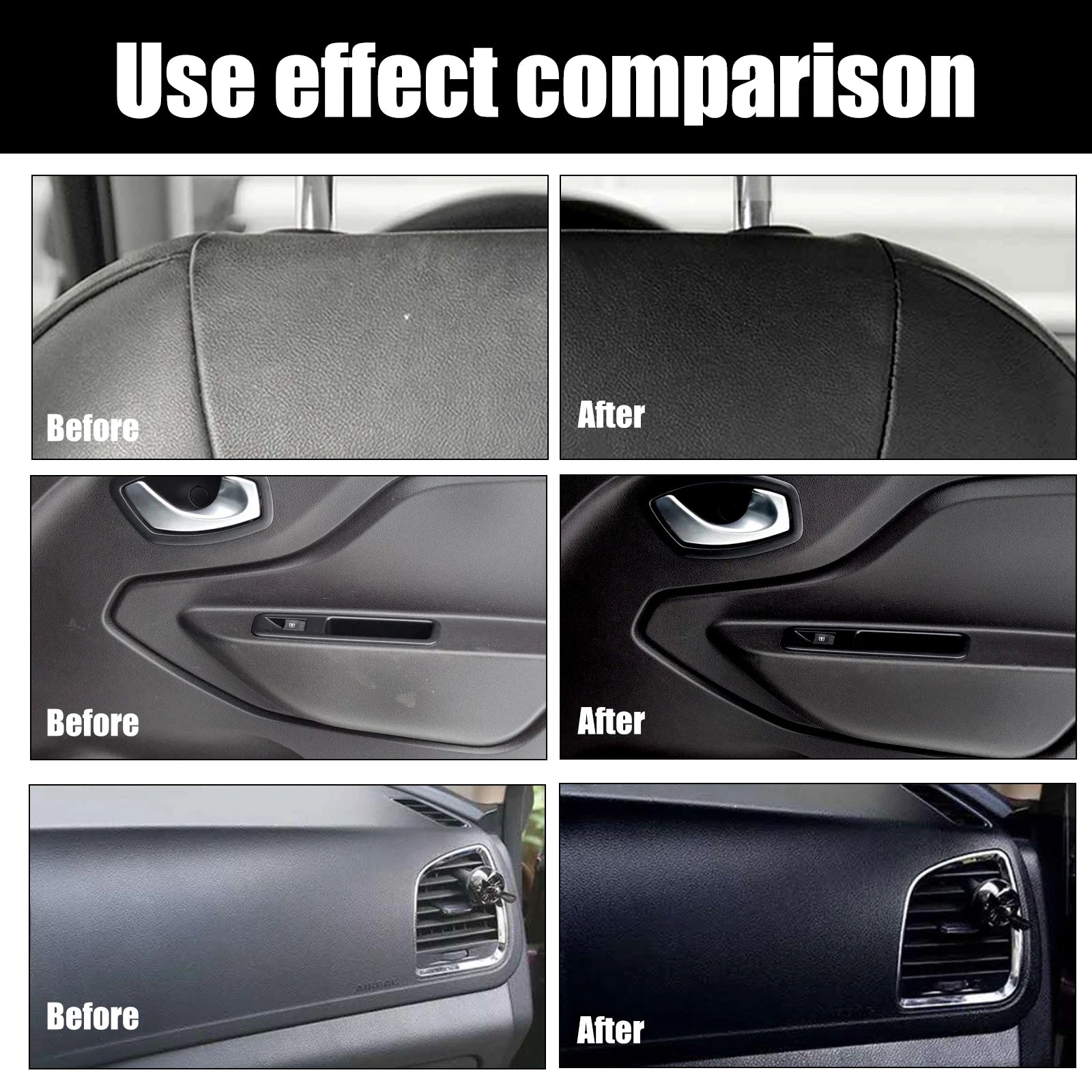 100ml Car Interior Refurbishment Spray Seat Dashboard Cleaning, Decontamination, Maintenance and Refurbishment Care Agent