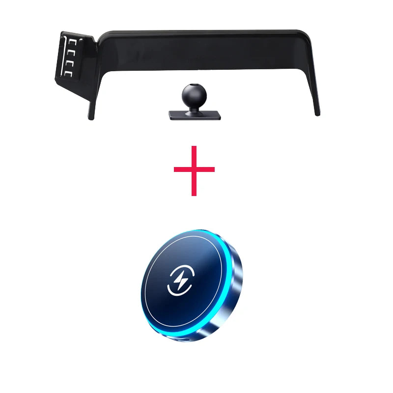 Car Phone Screen Holder For Nissan Altima L34 2019 2020 2021 Magnetic Wireless Charging Car phone For 8" Display panel Mount