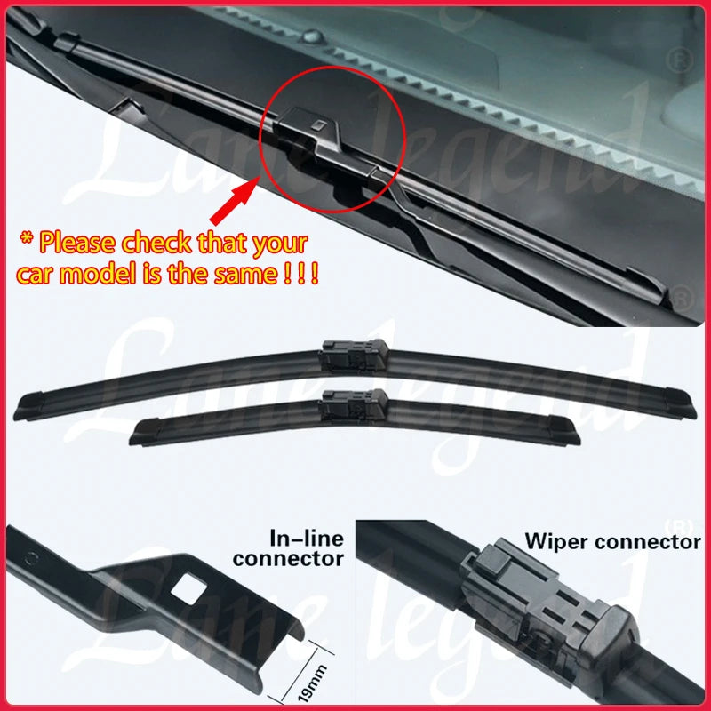 For Changan UNI-K UNIK 2022 1generation Front Rear Wiper Blades Windscreen Windshield Clean Window Car Accessories 24"+20"+12"