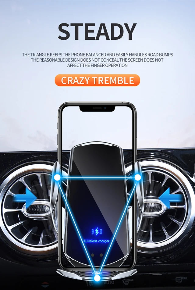 Car Tablet Holder For Zeekr 001 2024 15.05-inch Central Control Screen Fixed Base Wireless Charging Phone Mount Car Accessories