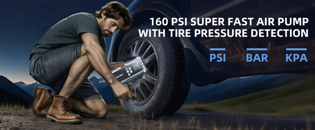 Car Jump Starter  Pump Air Compressor 26800mA/21800mAh Power Bank  Starting Device 12V Digital Tire Inflator
