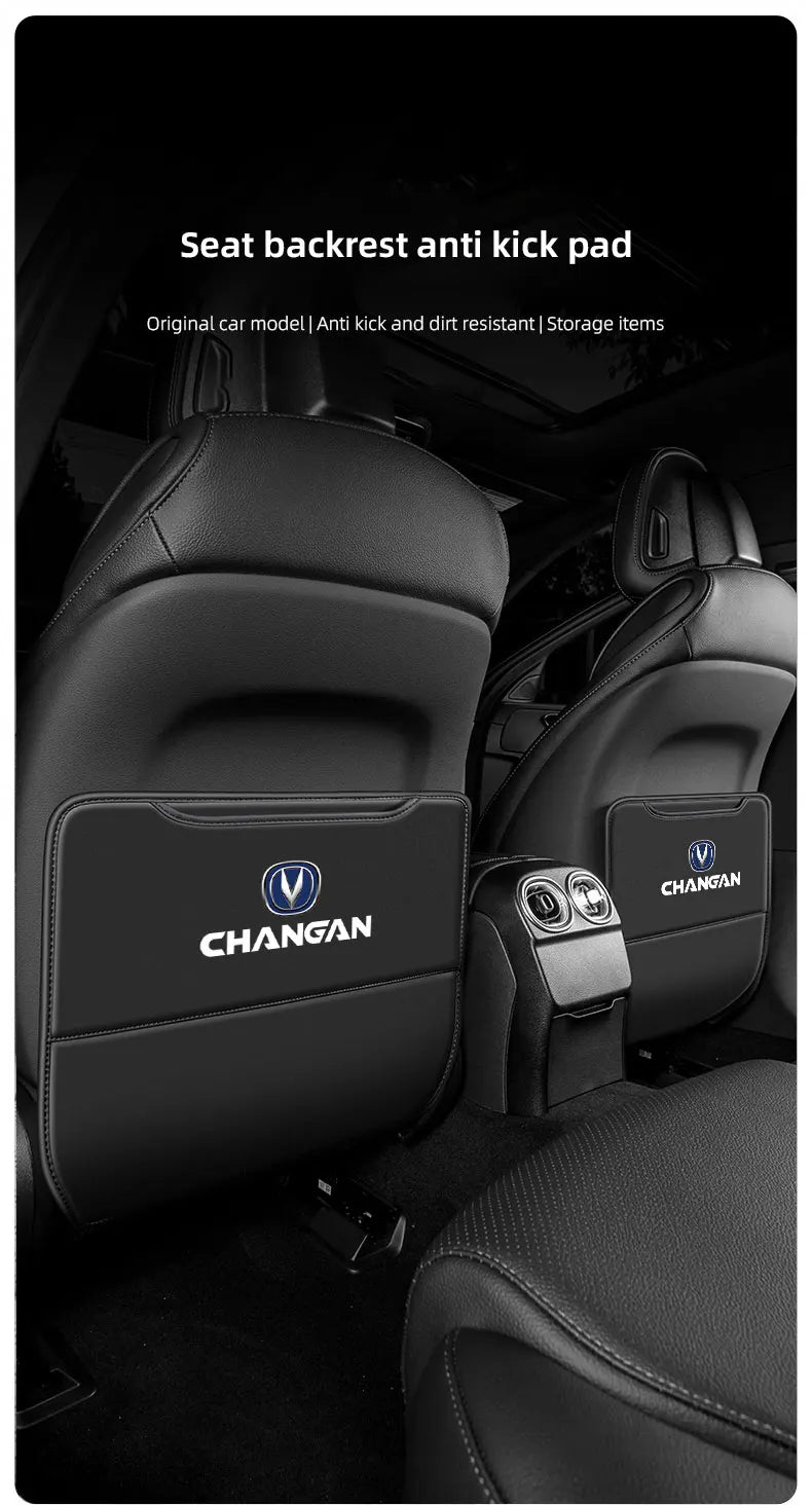 Car Seat Back Anti Kick Cover Pad Anti-dirty Protector Mat For Changan CS75 CS35 Plus CS95 RAETON CX70 CS55 CX20 Alsvin CS15EV