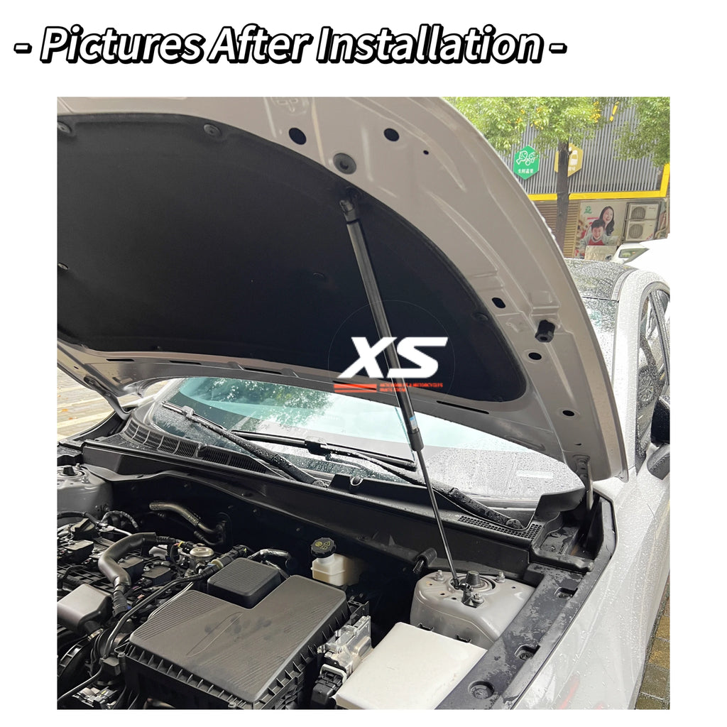 Hood Struts Kit For Changan UNI-V 2021-2025 Front Bonnet Modify Lift Support Damper Shock Absorber Prop Rod Pistons Cylinders