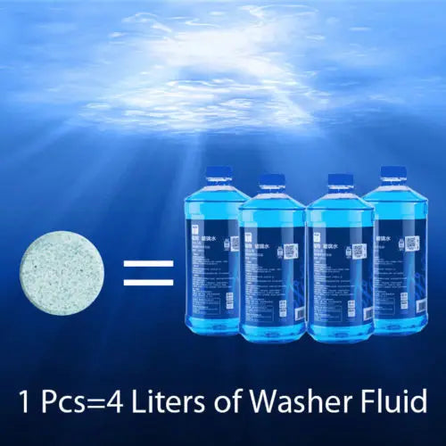 50/100PCs Solid Car Windshield Cleaners Effervescent Tablets Windscreen Window Glass Dust Wiper Car Wash Tool Car Accessories
