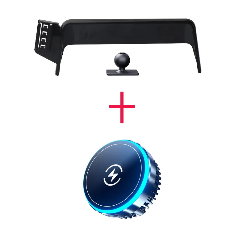 Car Phone Screen Holder For Nissan Altima L34 2019 2020 2021 Magnetic Wireless Charging Car phone For 8" Display panel Mount