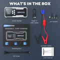 Car Jump Starter  Pump Air Compressor 26800mA/21800mAh Power Bank  Starting Device 12V Digital Tire Inflator
